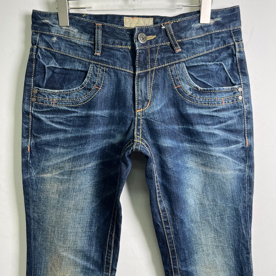 로리타진 스터드 세미 부츠컷 데님 팬츠 31 상품이미지3