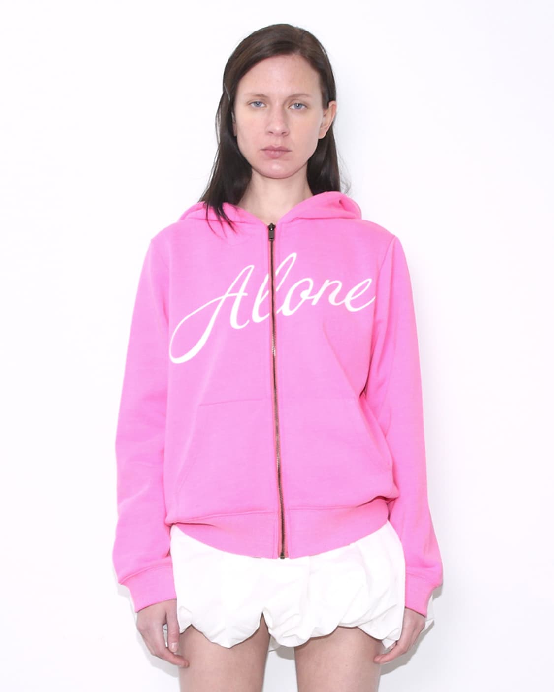 저스트하우스 후드집업 핫핑크 상품이미지1