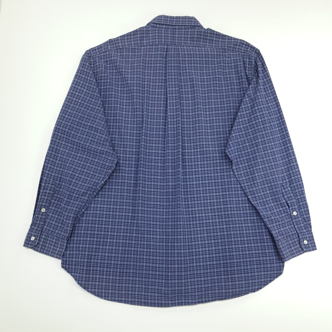 CN753 2XL 폴로 랄프로렌 네이비잉크 스몰타탄체크 긴팔 셔츠 남방 상품이미지7