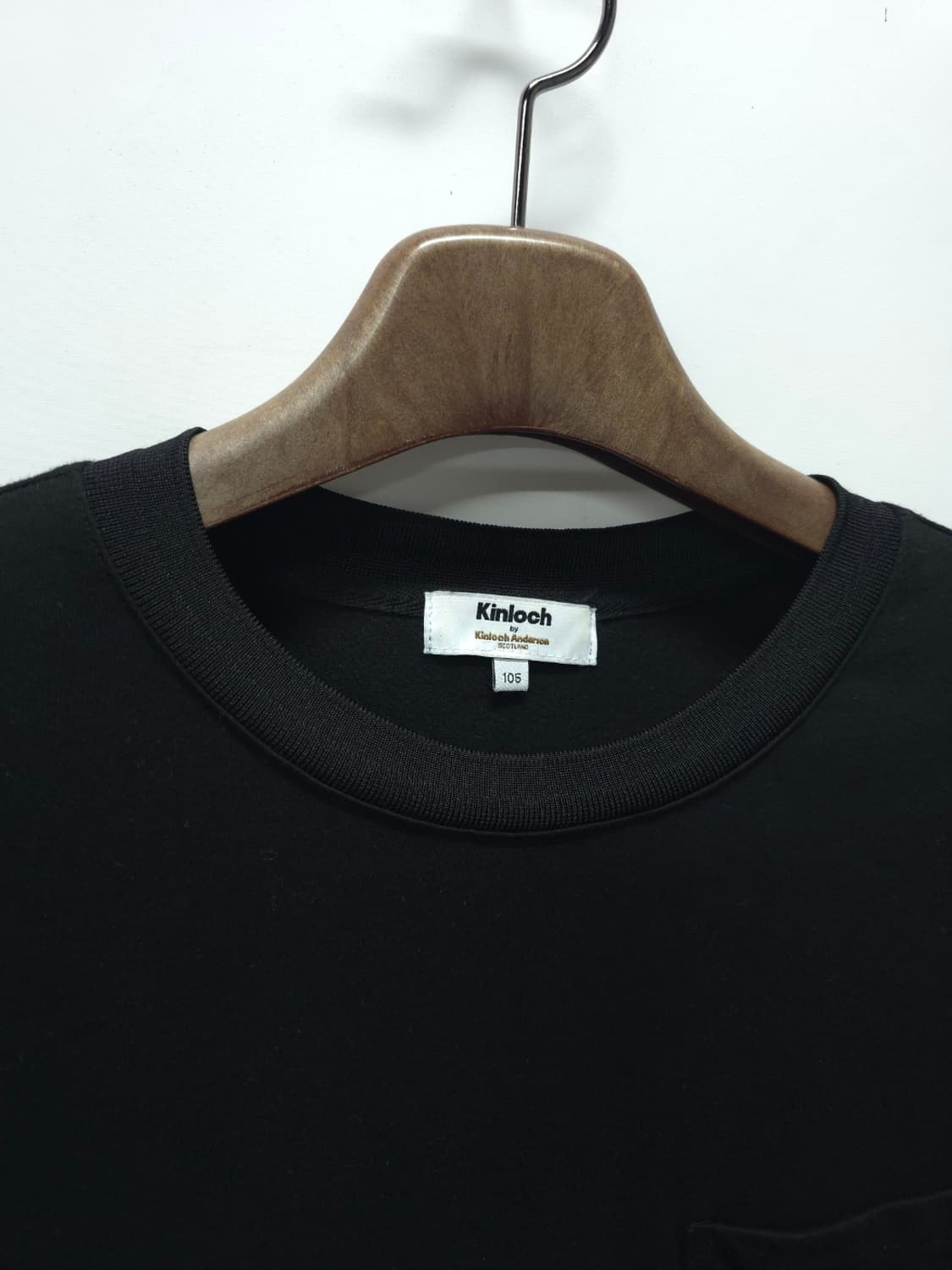 킨록 바이 킨록앤더슨 블랙 포켓 반팔 티셔츠 105 상품이미지7
