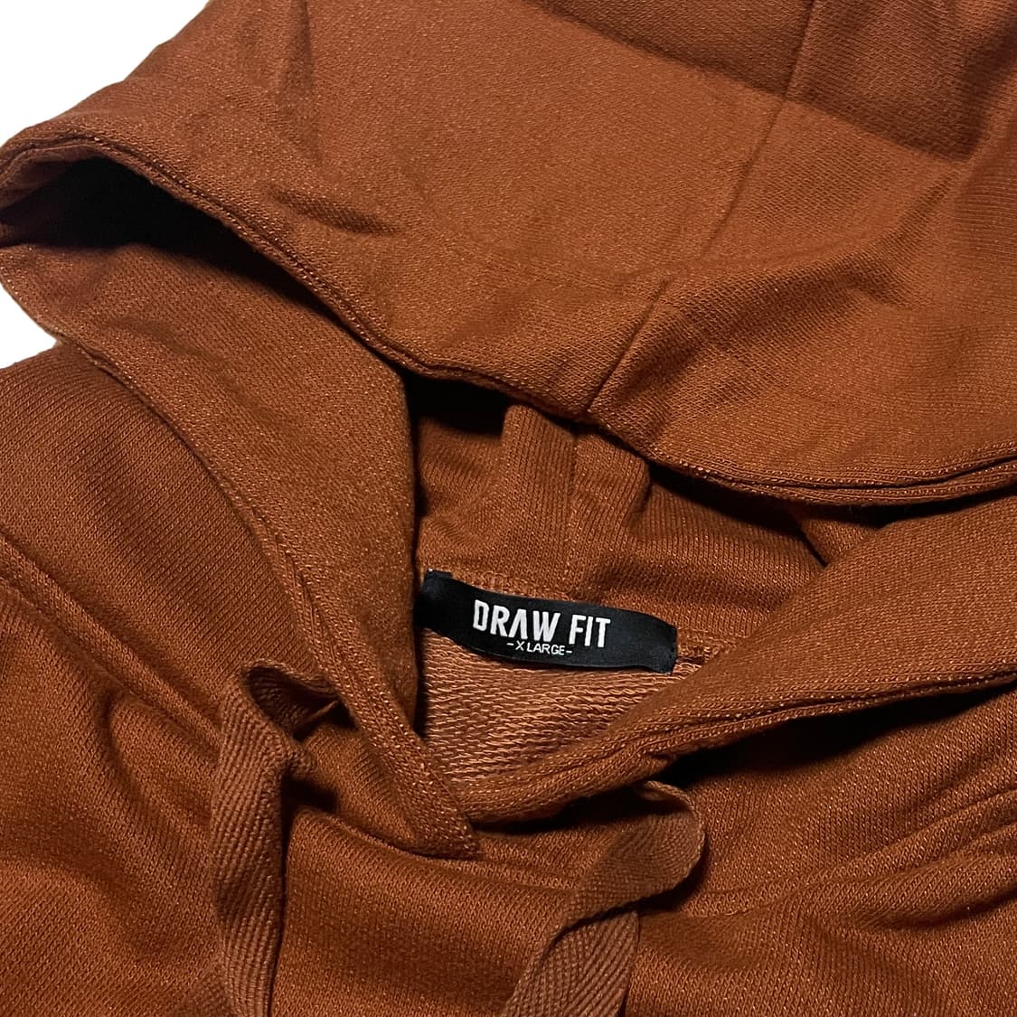 드로우핏 브라운 사이드 지퍼 후드티 상품이미지5