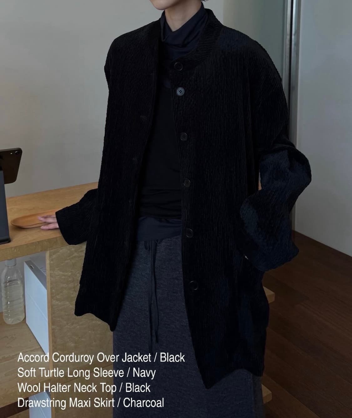 LFM Corduroy Over Jacket Black / 코듀로이 자켓 상품이미지2