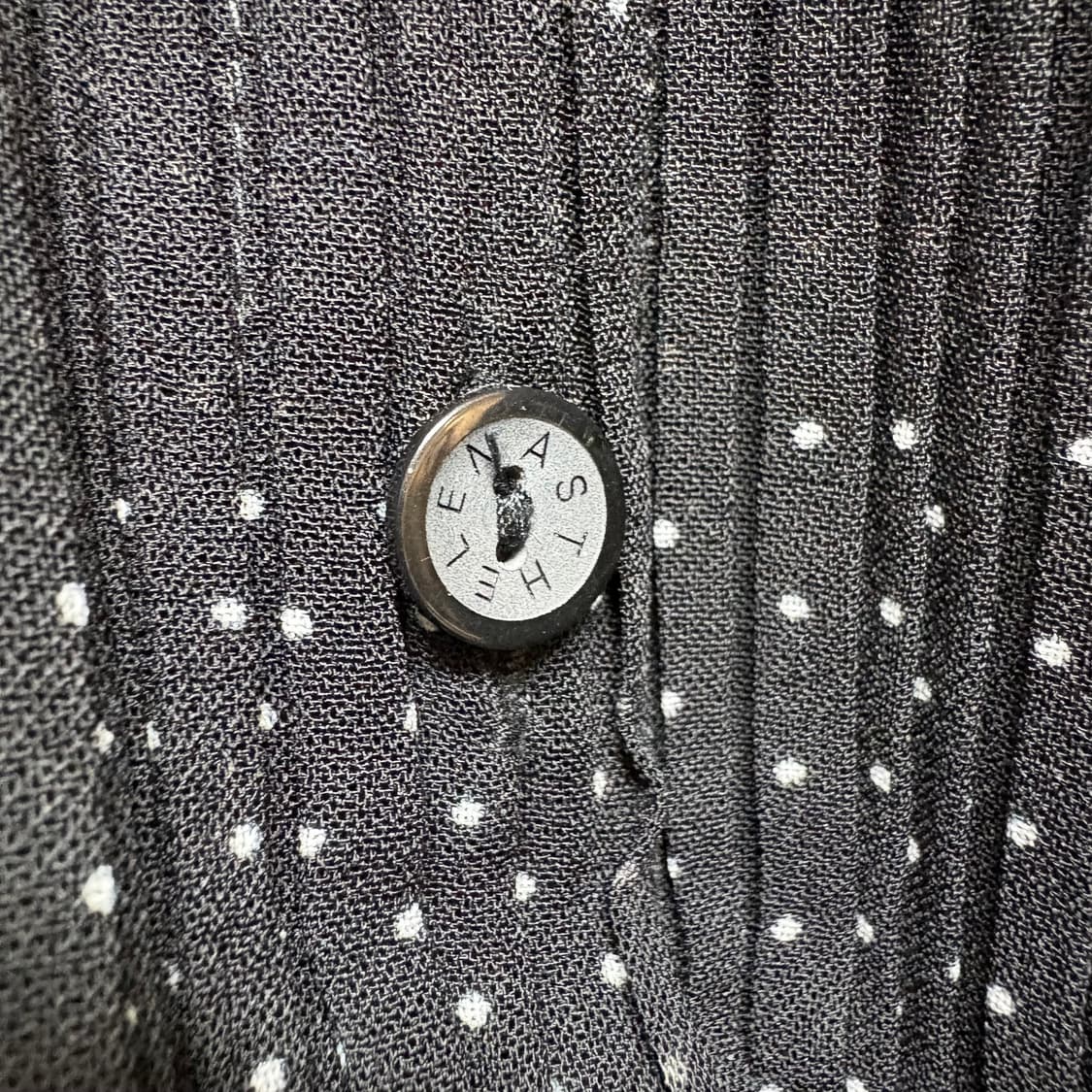 플리츠 도트 레이스 블랙 긱시크 셔츠자켓 JPN  상품이미지4