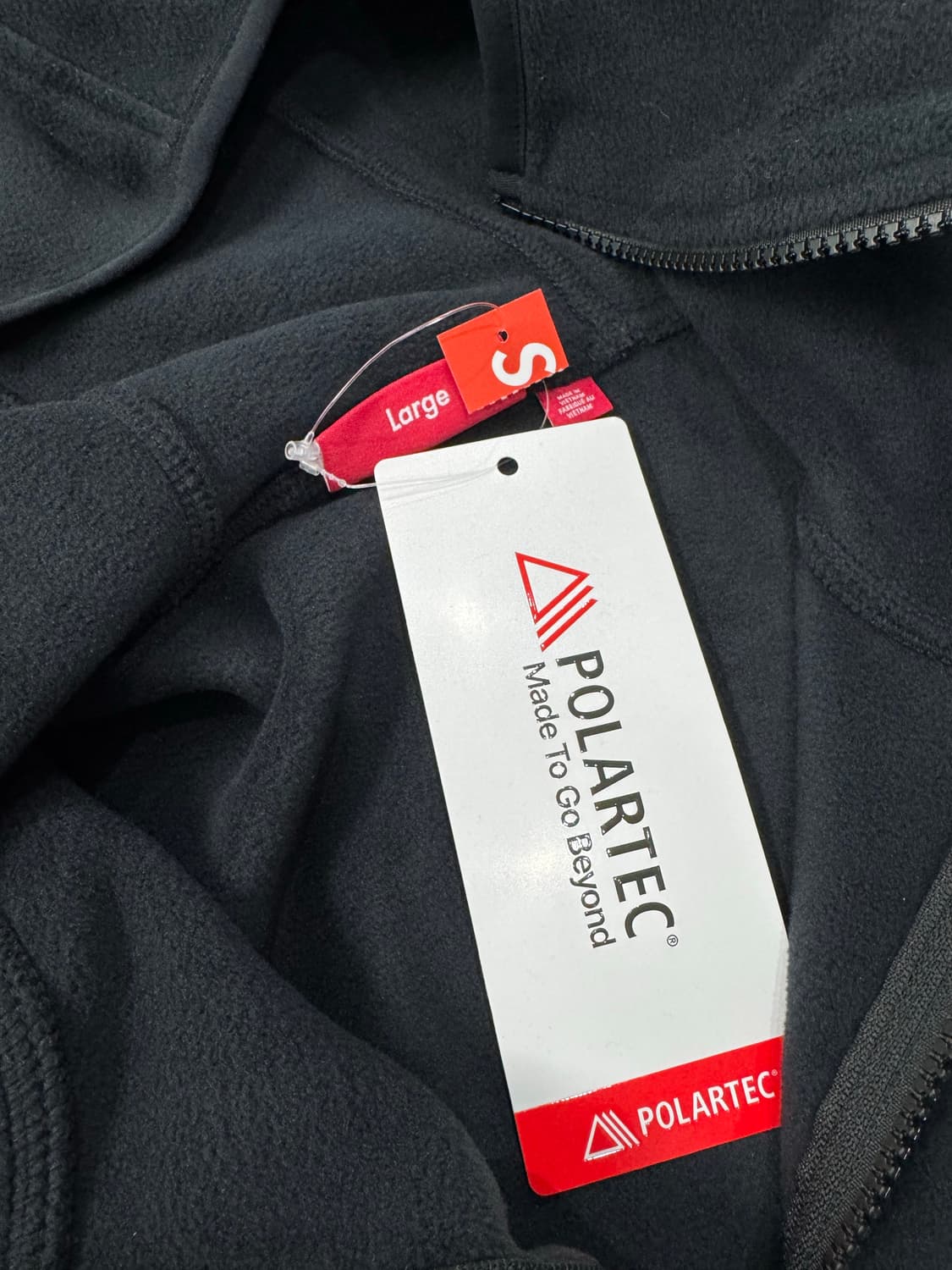 슈프림 폴라텍 페이스 마스크 하프 집 후드 스웨트셔츠 블랙 상품이미지4