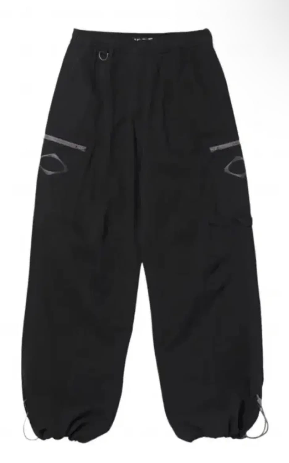 미스치프 드로우스트링 카고 블랙 팬츠 라지 상품이미지1