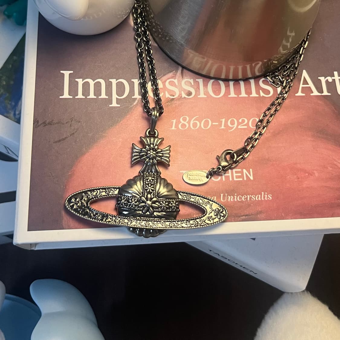 비비안웨스트우드 황동 빅 orb 목걸이 상품이미지1