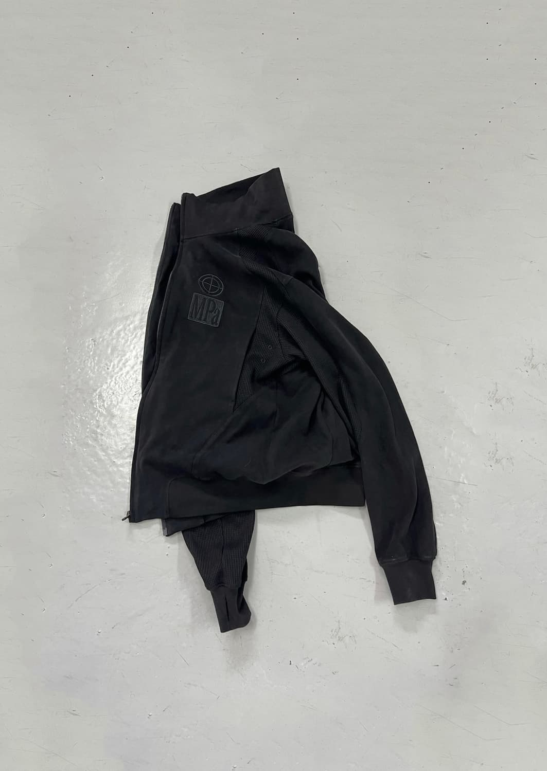 MPa CONTRAST ZIPPED JACKET BLACK  상품이미지1