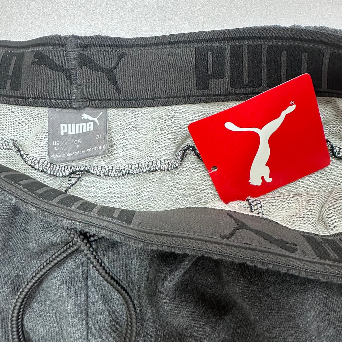 PUMA 남성 조거팬츠 차콜 L사이즈 32-34 (새상품) J23 상품이미지7