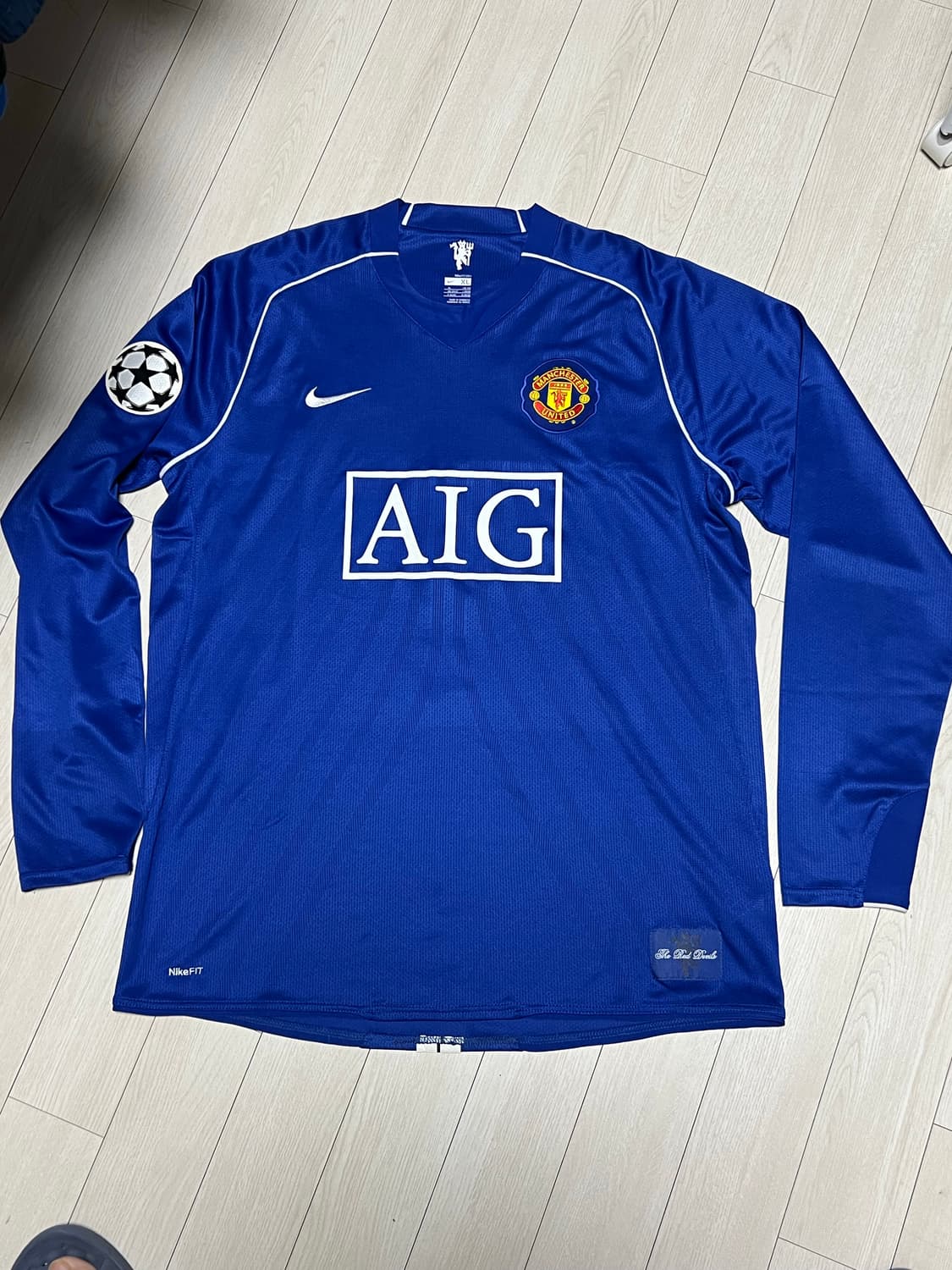 07/08나이키 맨체스터유나이티드 AIG스폰 긴팔 반데사르 키퍼유니폼XL 상품이미지1