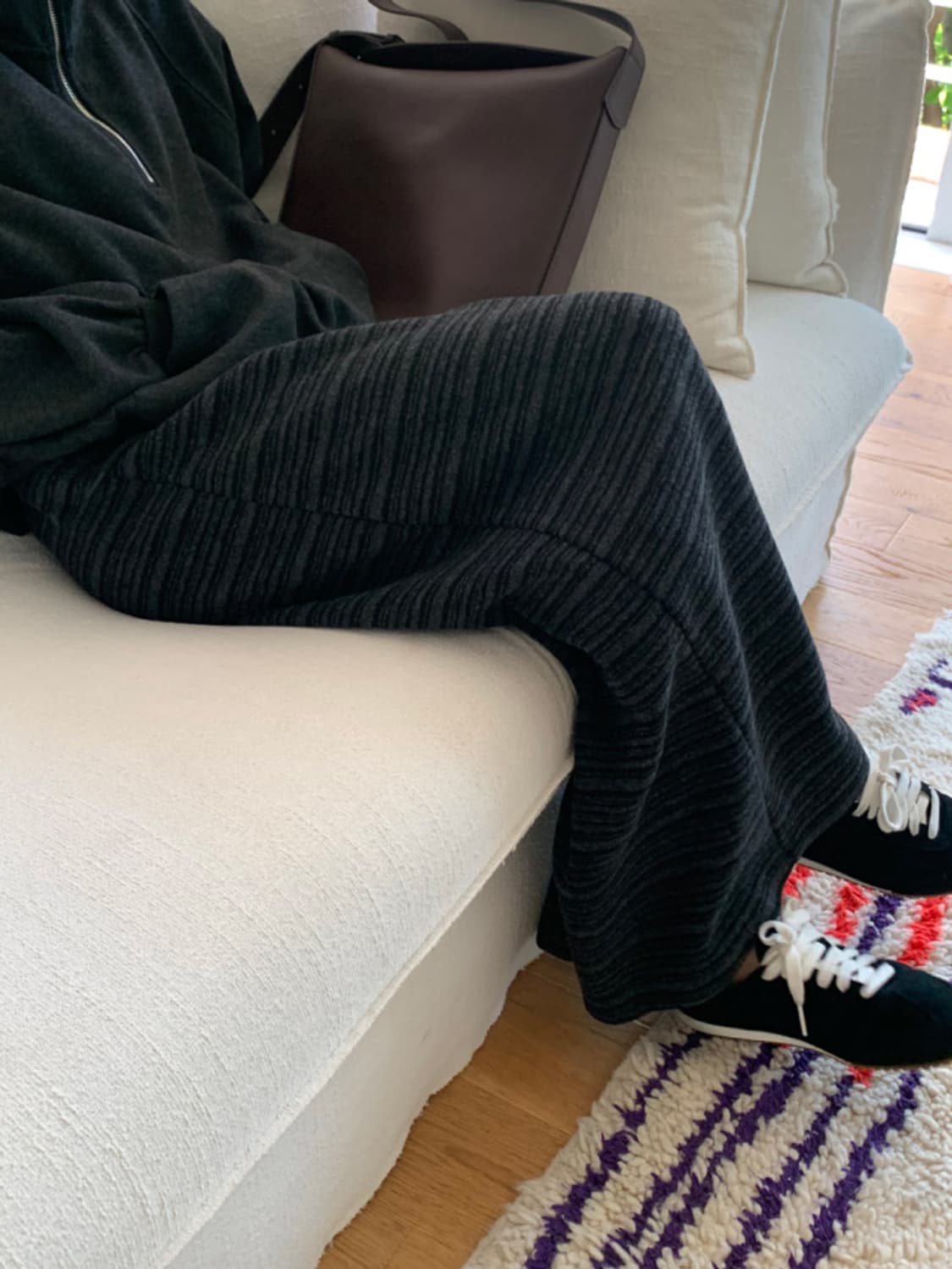 유이니 prima 스트라이프 밴딩 롱스커트 상품이미지8