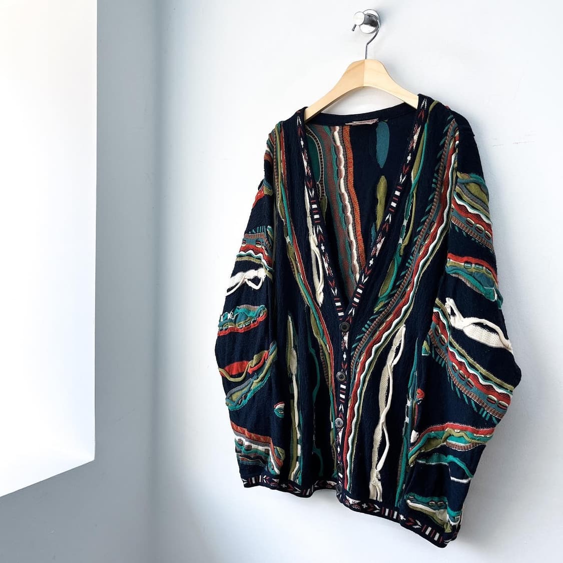 미루 오스트레일리아 3D 케이블 메리노 울 가디건 상품이미지3