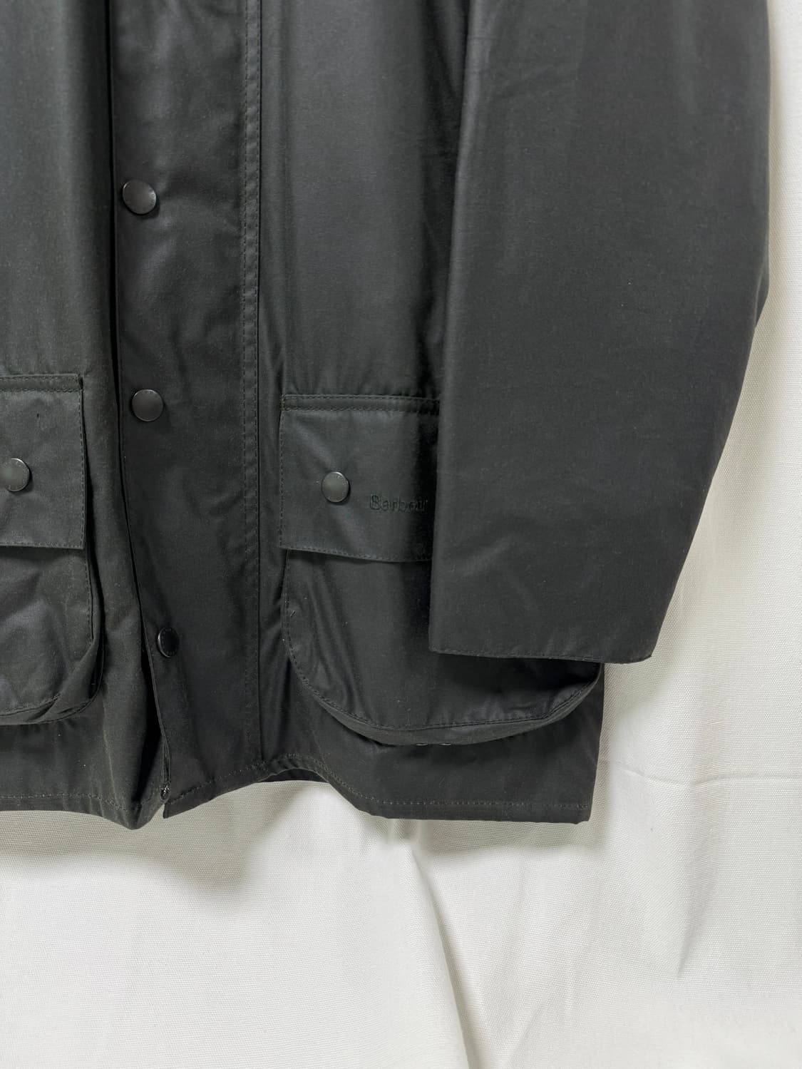 바버 뷰포트 왁스 자켓 세이지 38 (새상품) 상품이미지4