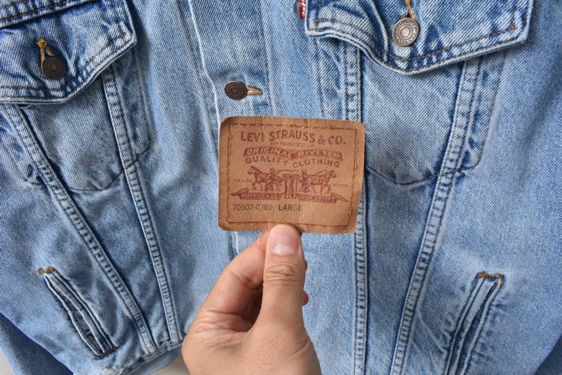 90S USA 리바이스 데님 트러커 청자켓 L 상품이미지7