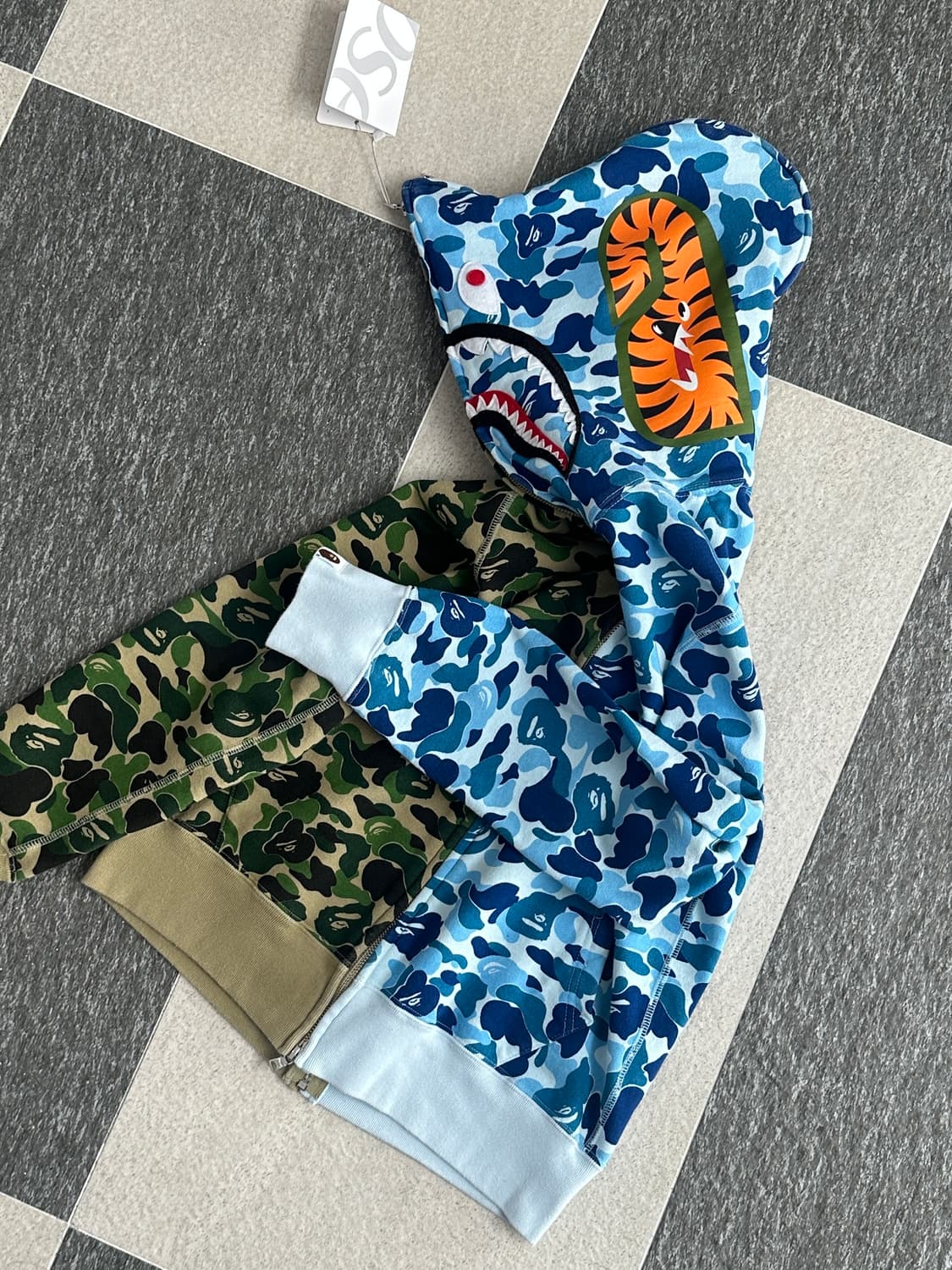 베이프 ABC 아수라 카모 풀 후드집업  상품이미지7