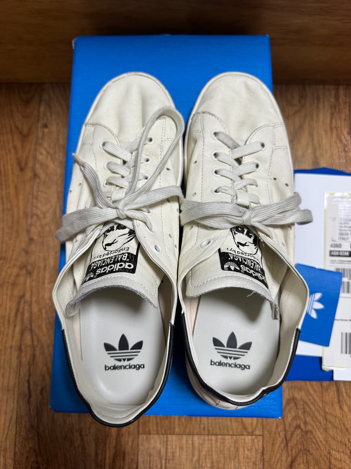 [43] 발렌시아가 아디다스 스탠스미스 오프화이트 상품이미지4