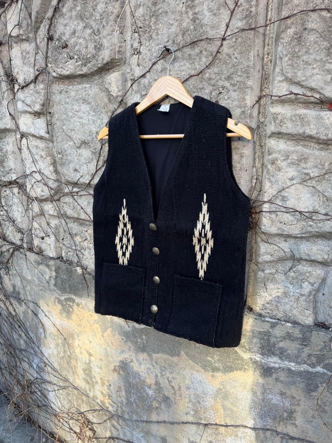 80s molina 빈티지 멕시코 러그 오르테가 치마요 베스트 조끼 상품이미지3