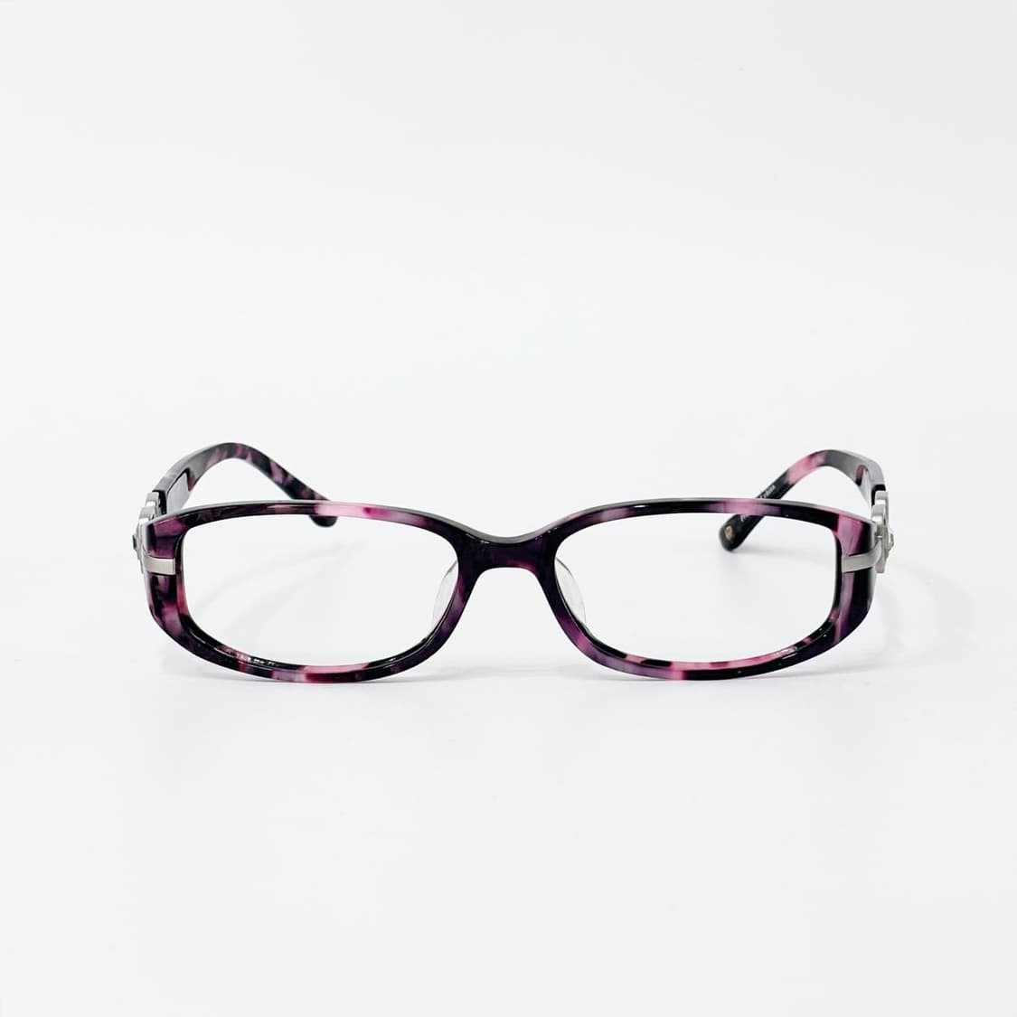 JUNLUSHIQI 퍼플 체인 뿔테 데드스탁 빈티지안경 상품이미지2