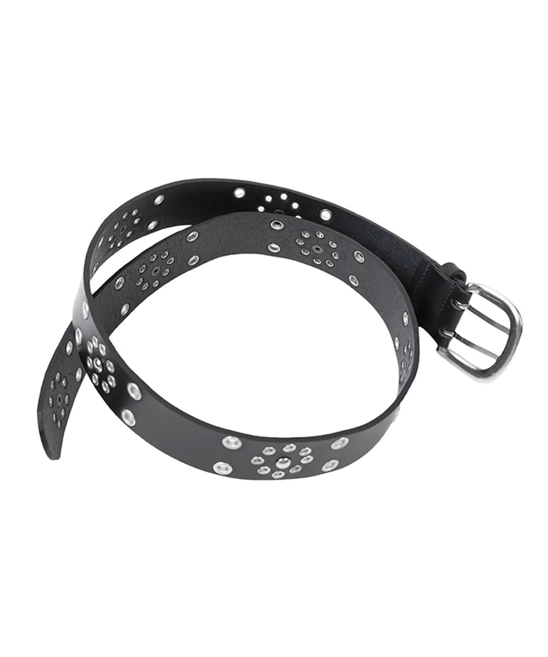 세릭 벨트 FLOWER EYELET BELT / BLACK 상품이미지1