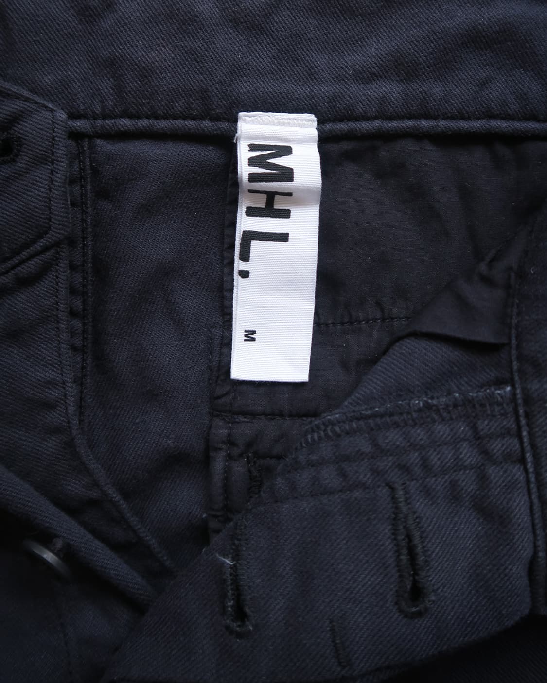 MHL light cotton twill pants(navy) 상품이미지4