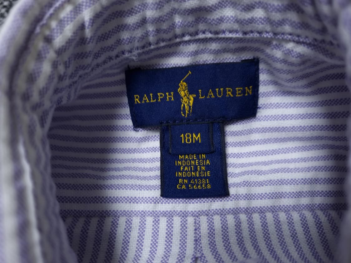 [무료배송][18M]폴로 베이비 옥스포드 셔츠 남방 상품이미지6