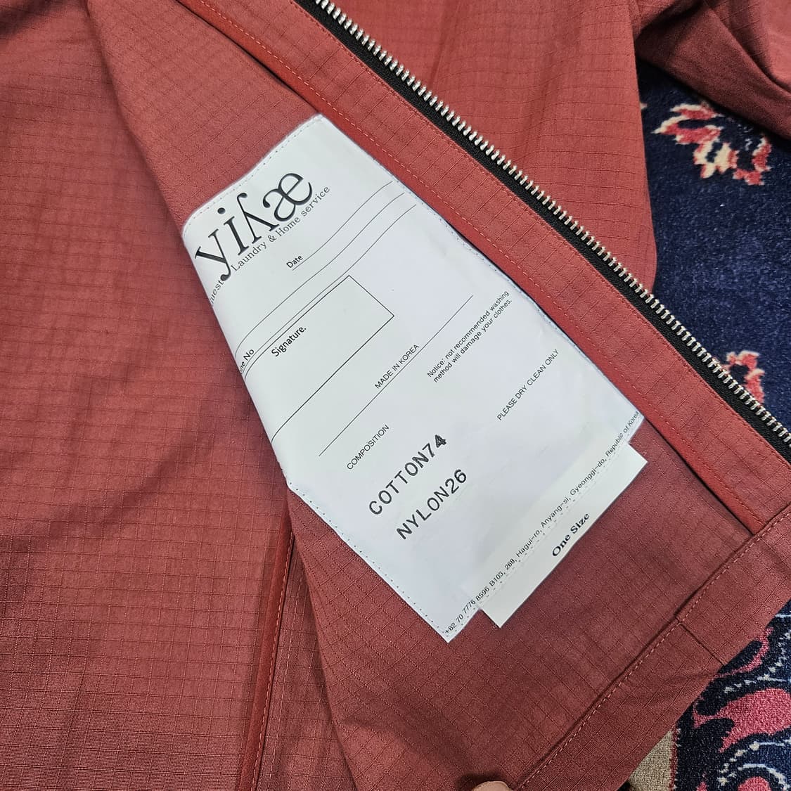 이예(Yiyae) 투웨이 집업 카라넥 반팔 자켓 Free 상품이미지4