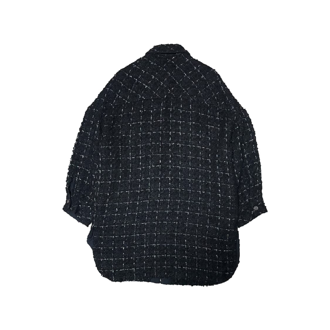 IRO 이로 블랙 트위드 오버 셔츠 자켓 상품이미지2