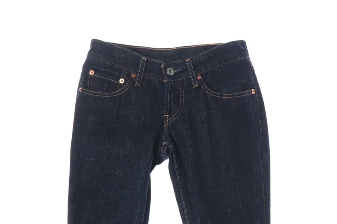 리바이스 593 로우라이즈 플레어 데님 진청 25 상품이미지3