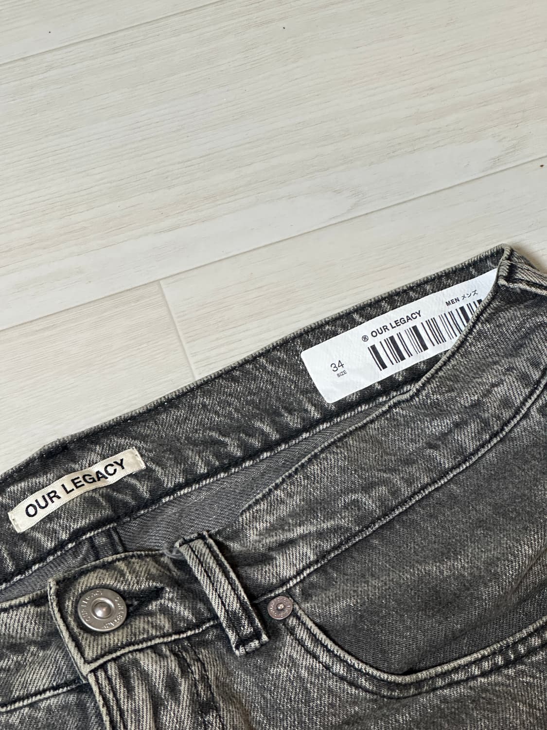 [34] 아워레가시 익스텐디드 써드컷 데님 상품이미지3