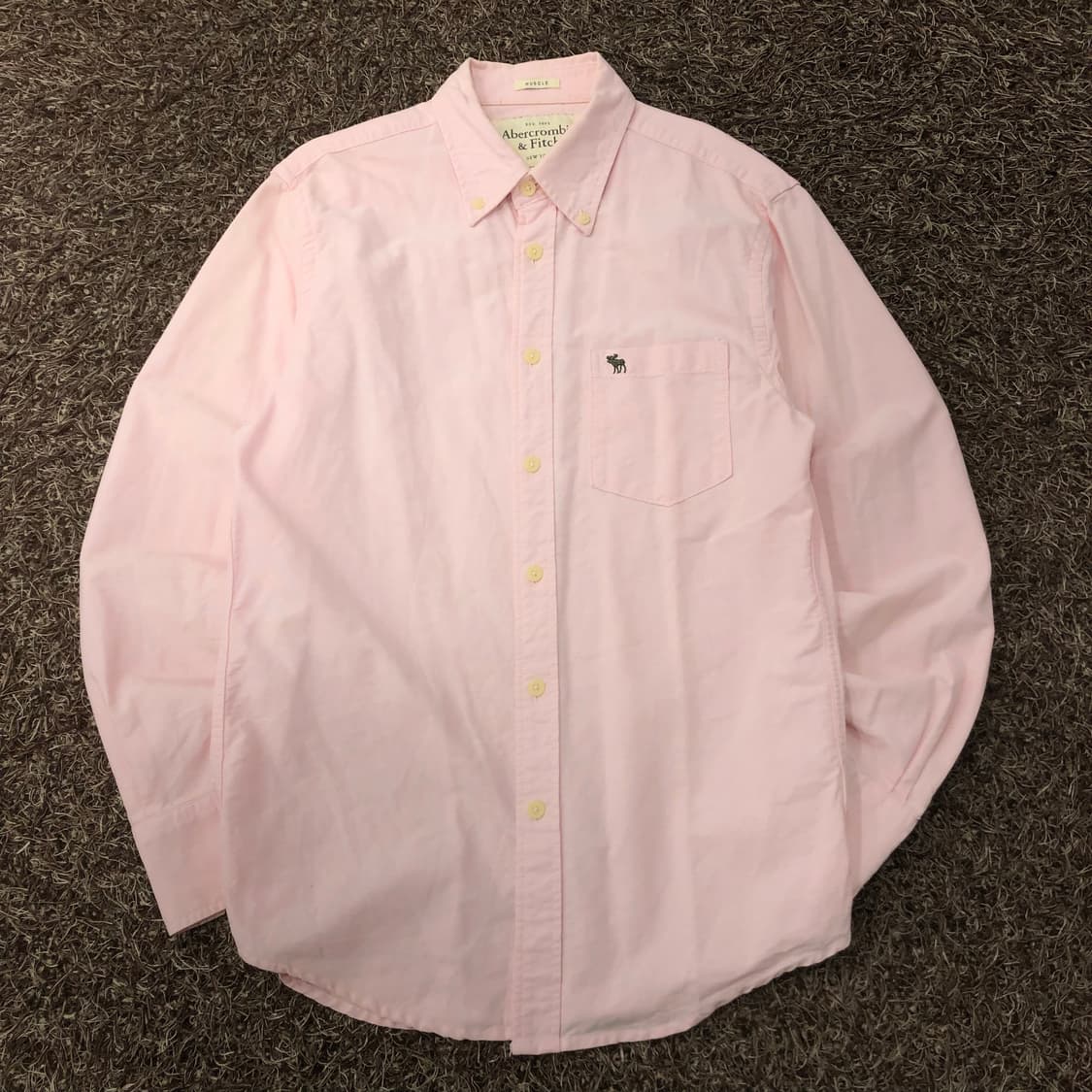 M 아베크롬비 핑크 셔츠 상품이미지1