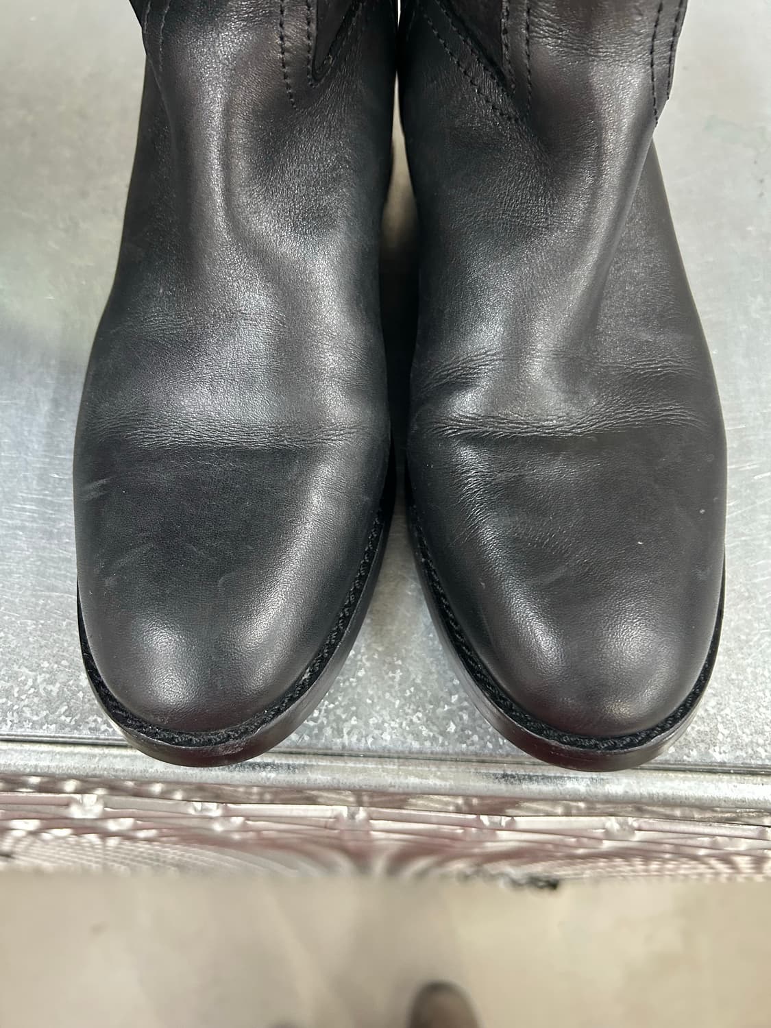 토리버치 블랙 스웨이드 롱 부츠 7M 상품이미지10