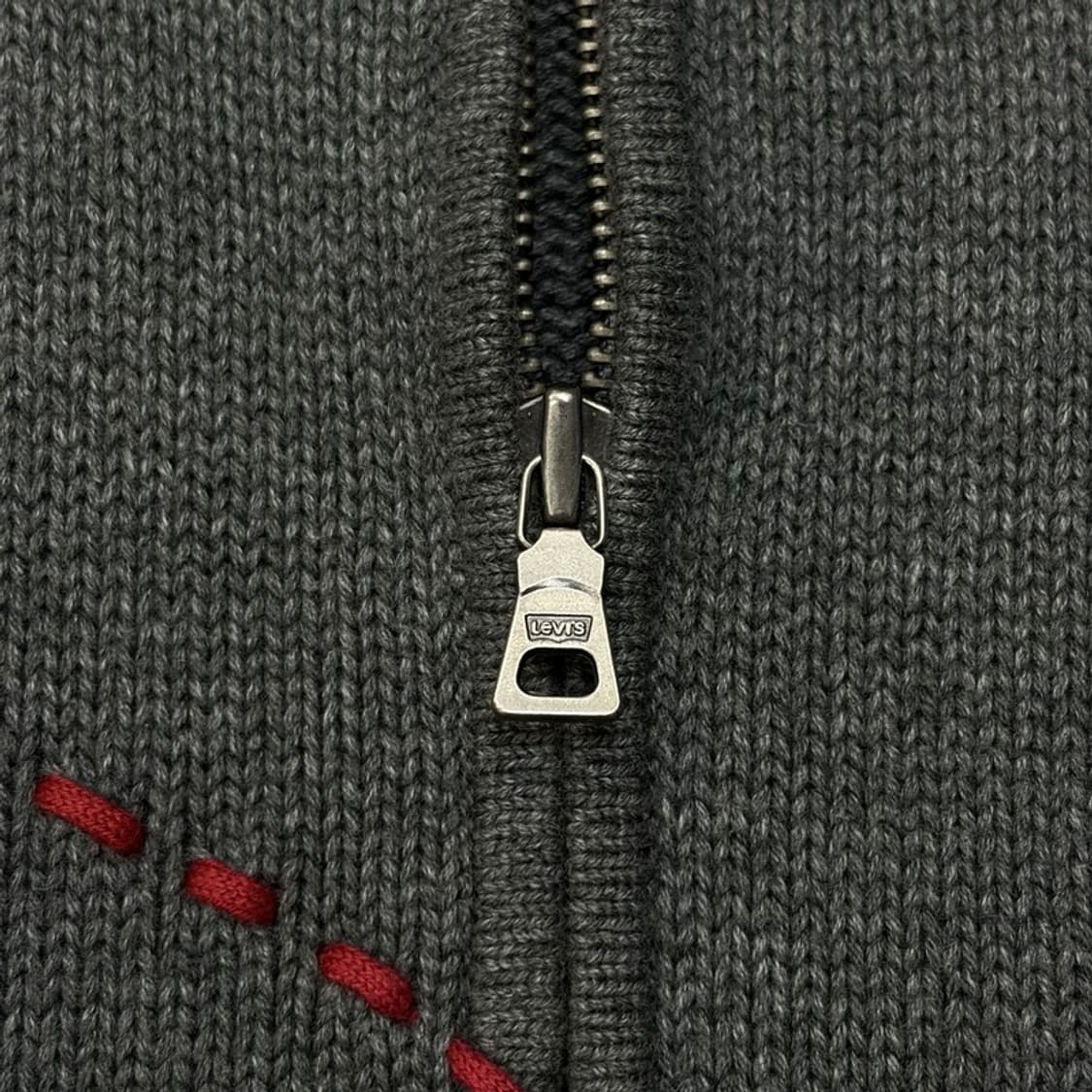 LEVI'S 사이드라인 헤비 니트 집업 M 상품이미지4