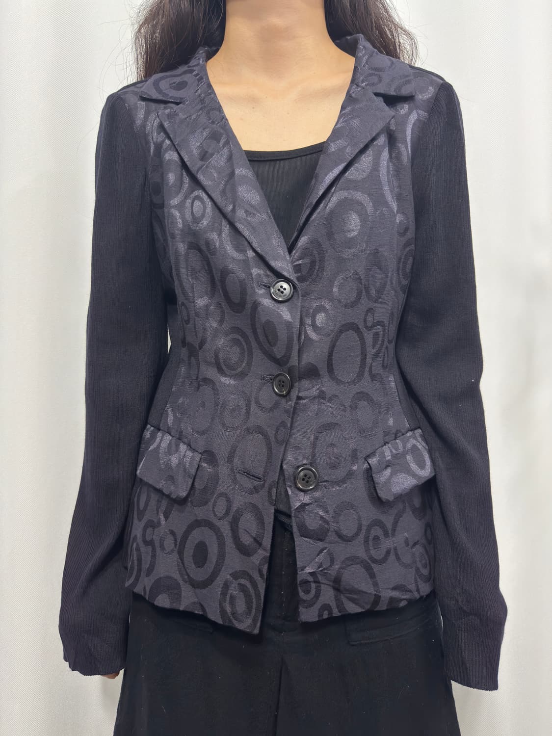 chalet blanc pattern button jacket 상품이미지1