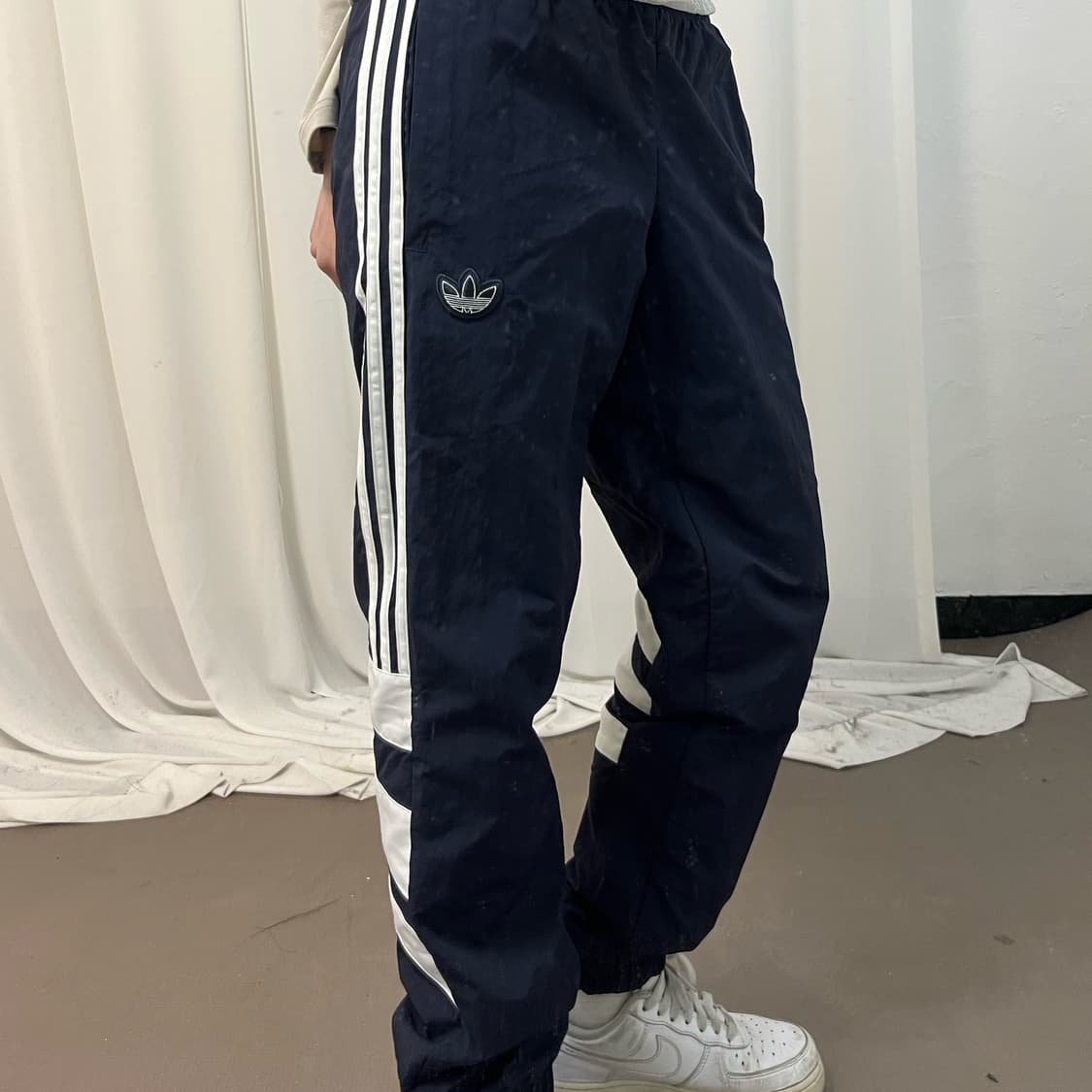 Adidas Navy Firebird Nylon Woven Pants  상품이미지3