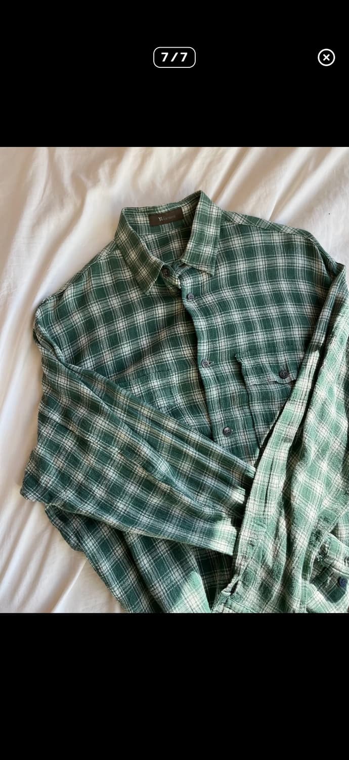 요지야마모토 ysformen 체크 여름셔츠 상품이미지7