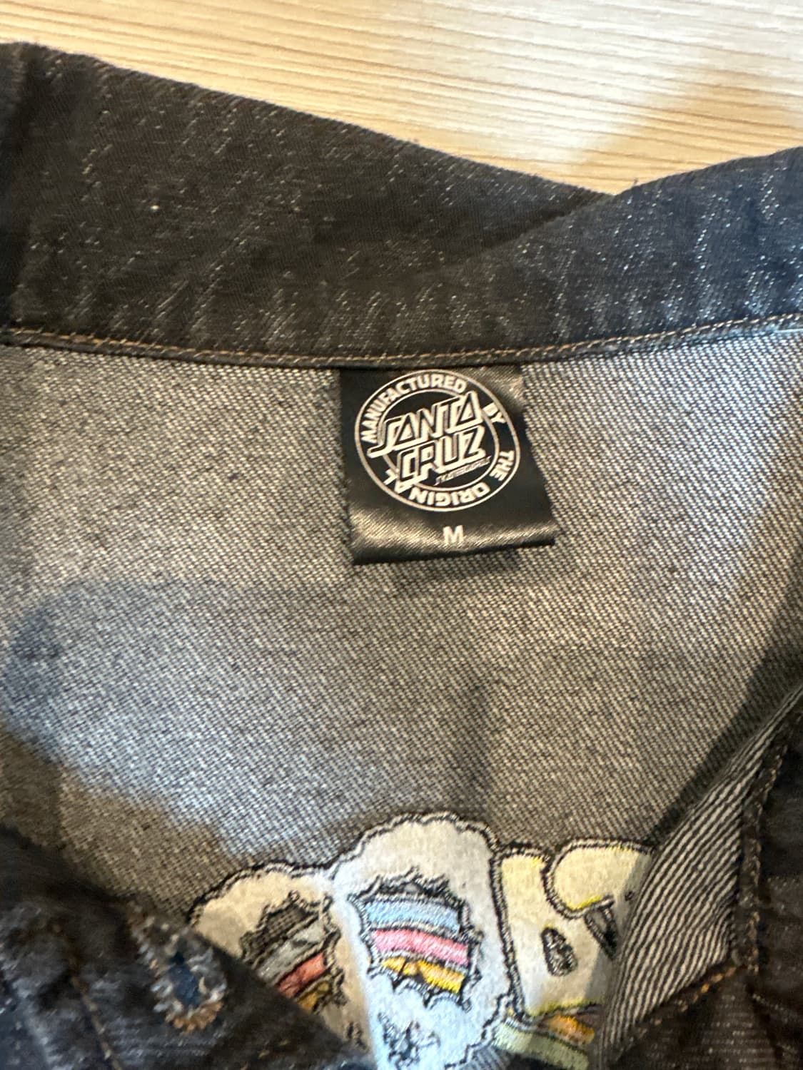 산타크루즈 패치 데님 자켓 M 상품이미지2