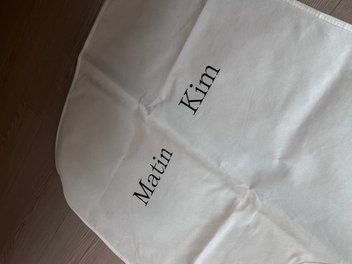 마뗑킴 로고 코팅 점퍼 블랙 상품이미지6