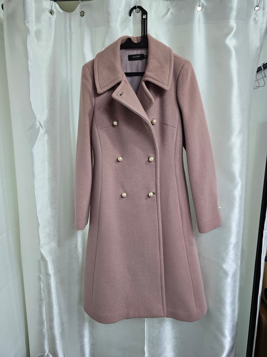 질스튜어트 핑크 더블버튼 코트 (1442) 상품이미지1