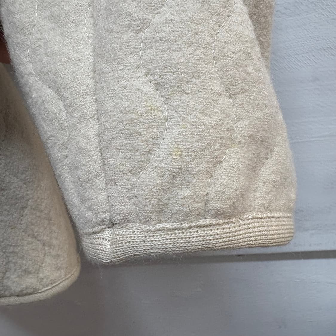 GEIGER 가이거 꽃 자수 퀼팅 울 자켓 40 상품이미지4