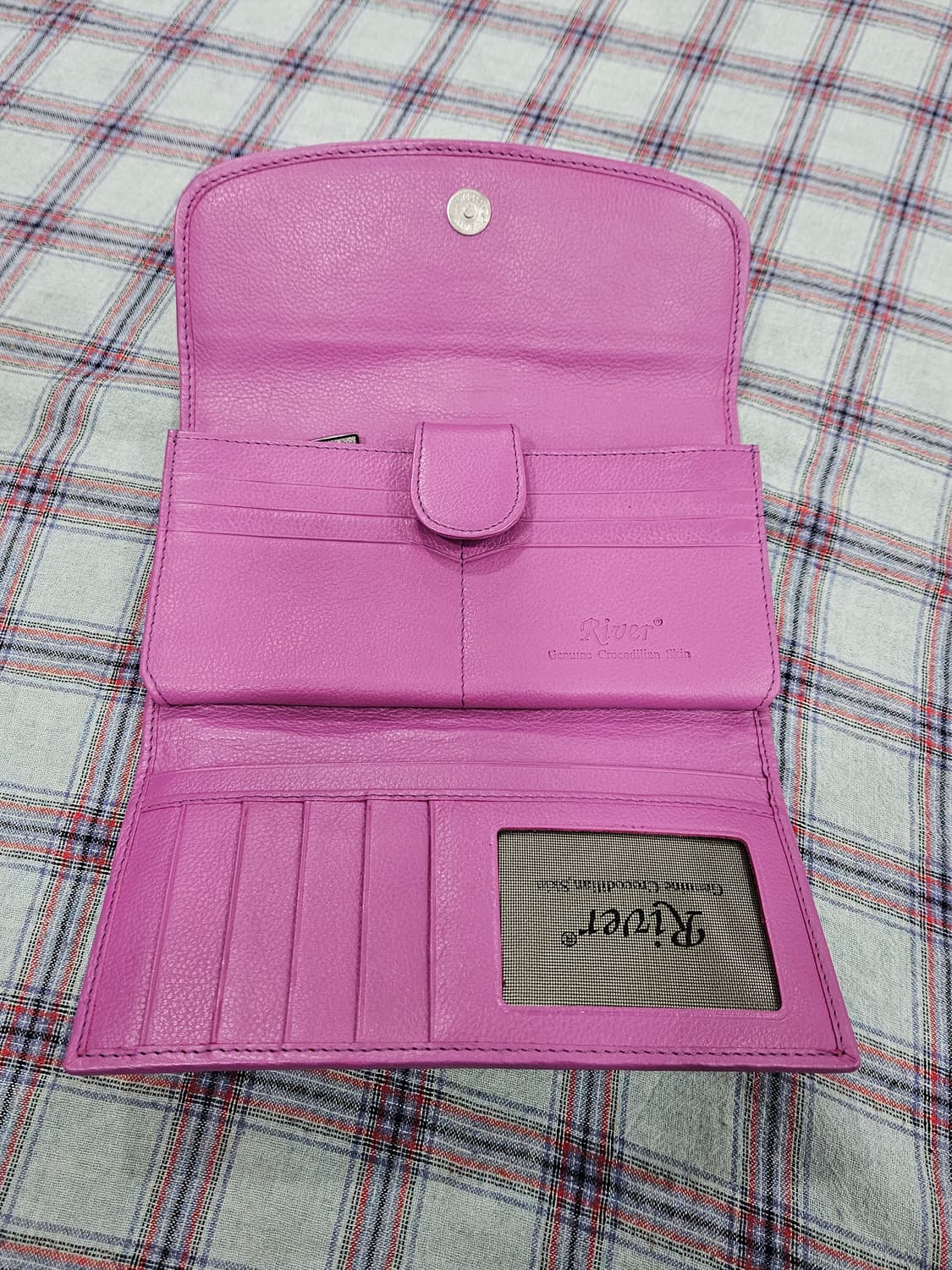 River 크로커다일 리얼 악어가죽 여성 장지갑 [새상품] 상품이미지7