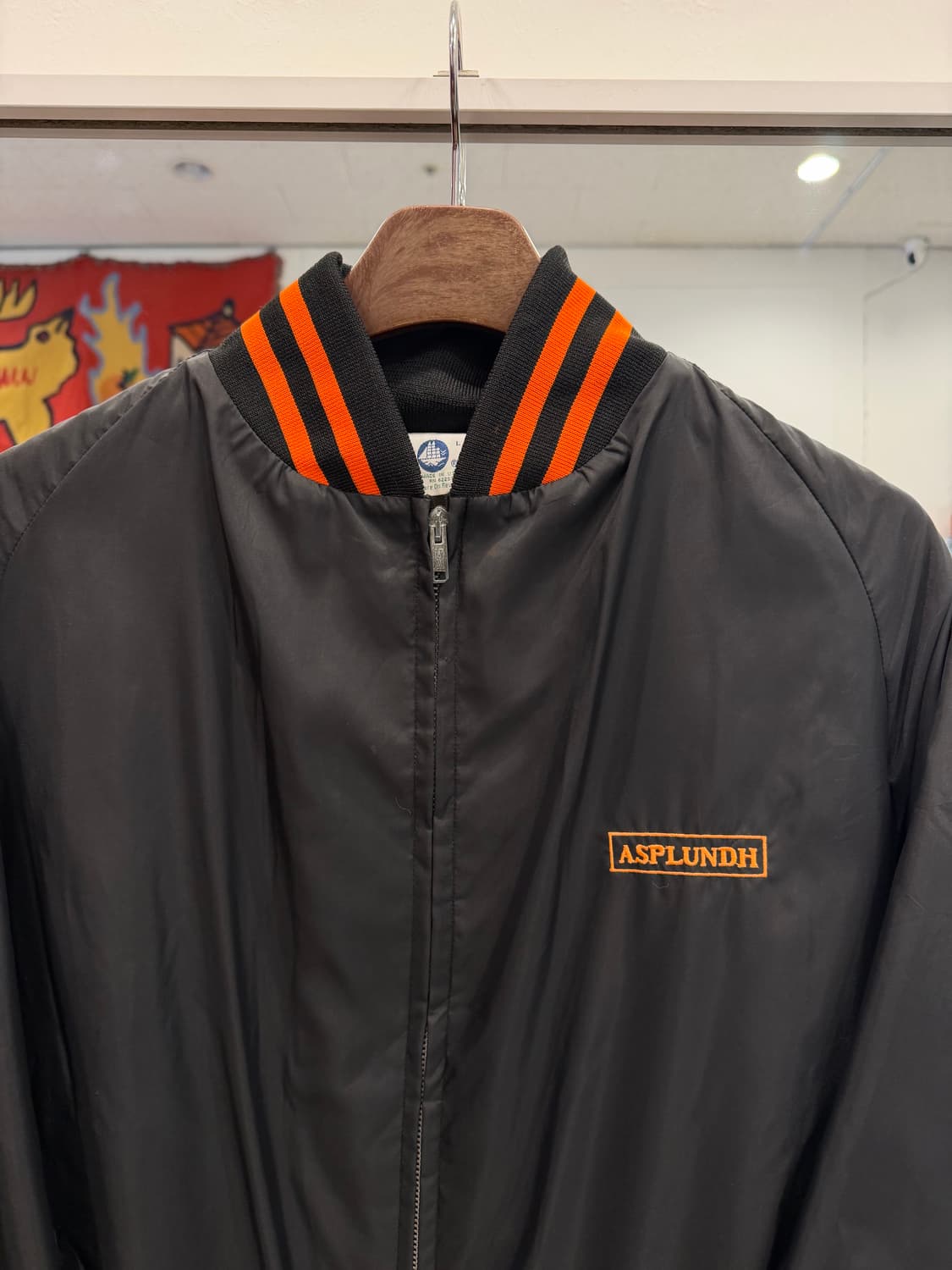 90s Wind Jammer 빈티지 스타디움 새틴 자켓 (USA)  상품이미지3