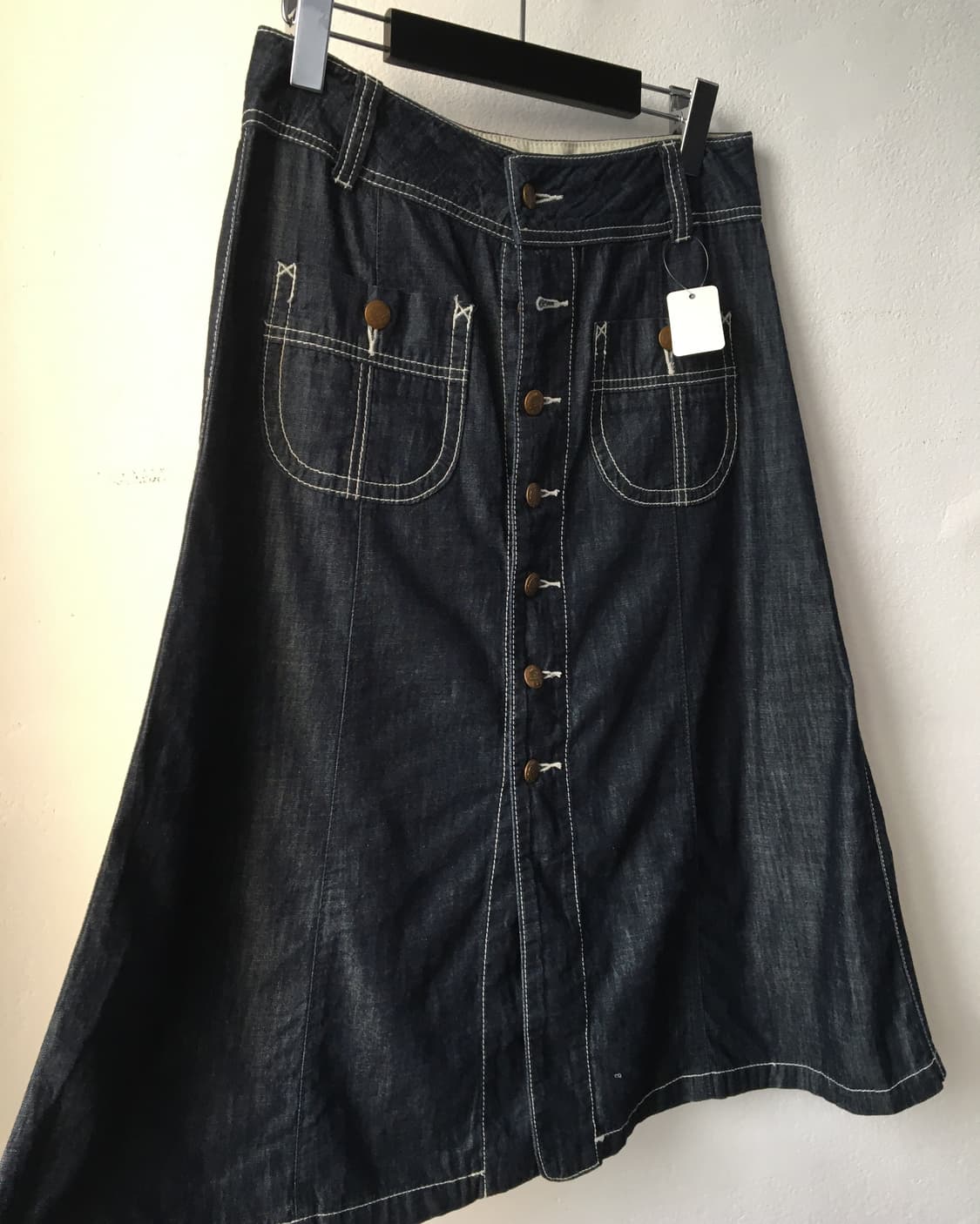 Stitch point midi skirt 상품이미지3