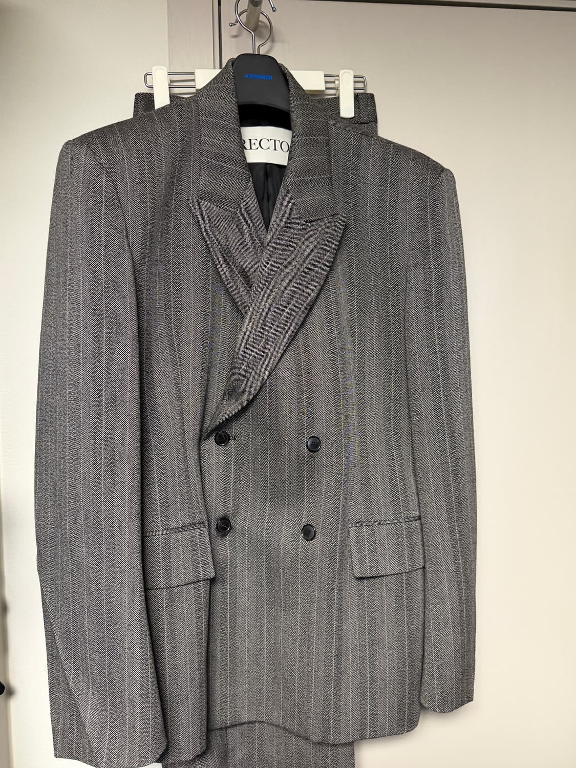 렉토 24FW 브로큰 헤링본 더블 자켓,팬츠 상품이미지1