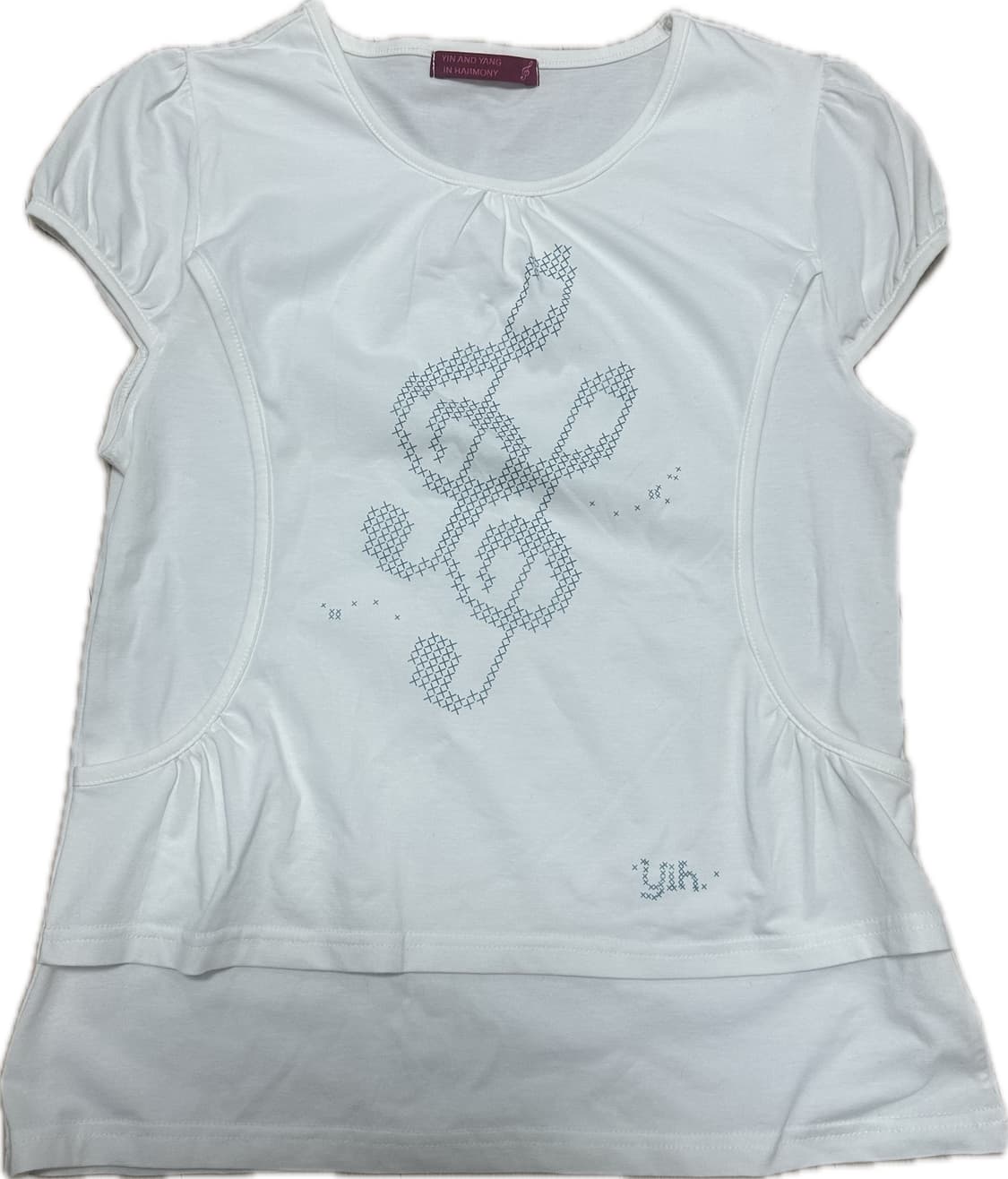 인앤양인하모니 음표 티셔츠 상품이미지1