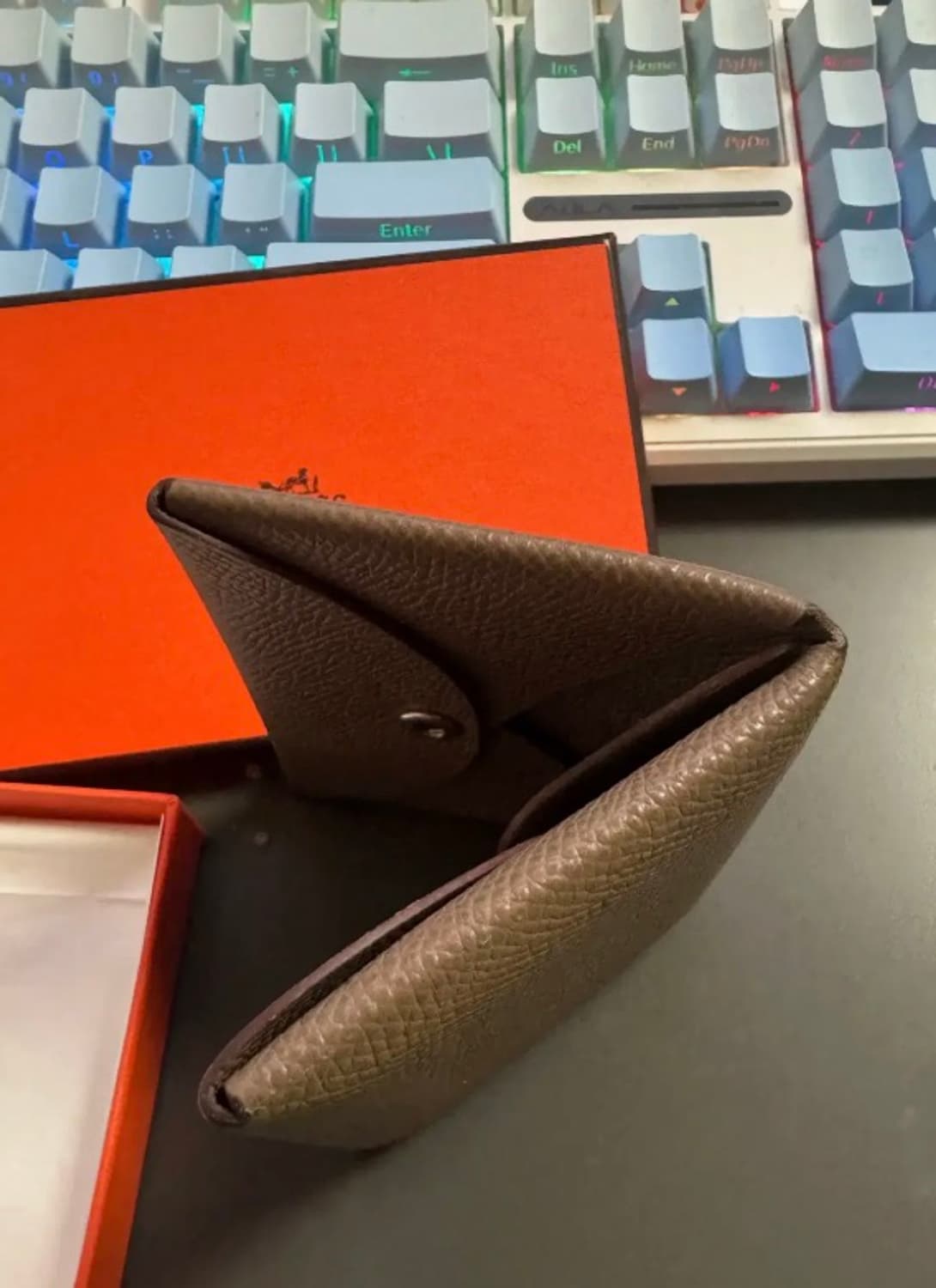 에르메스 칼비 듀오 카드 홀더 앱송 & 팔라듐 하드웨어 에뚜쁘 상품이미지4