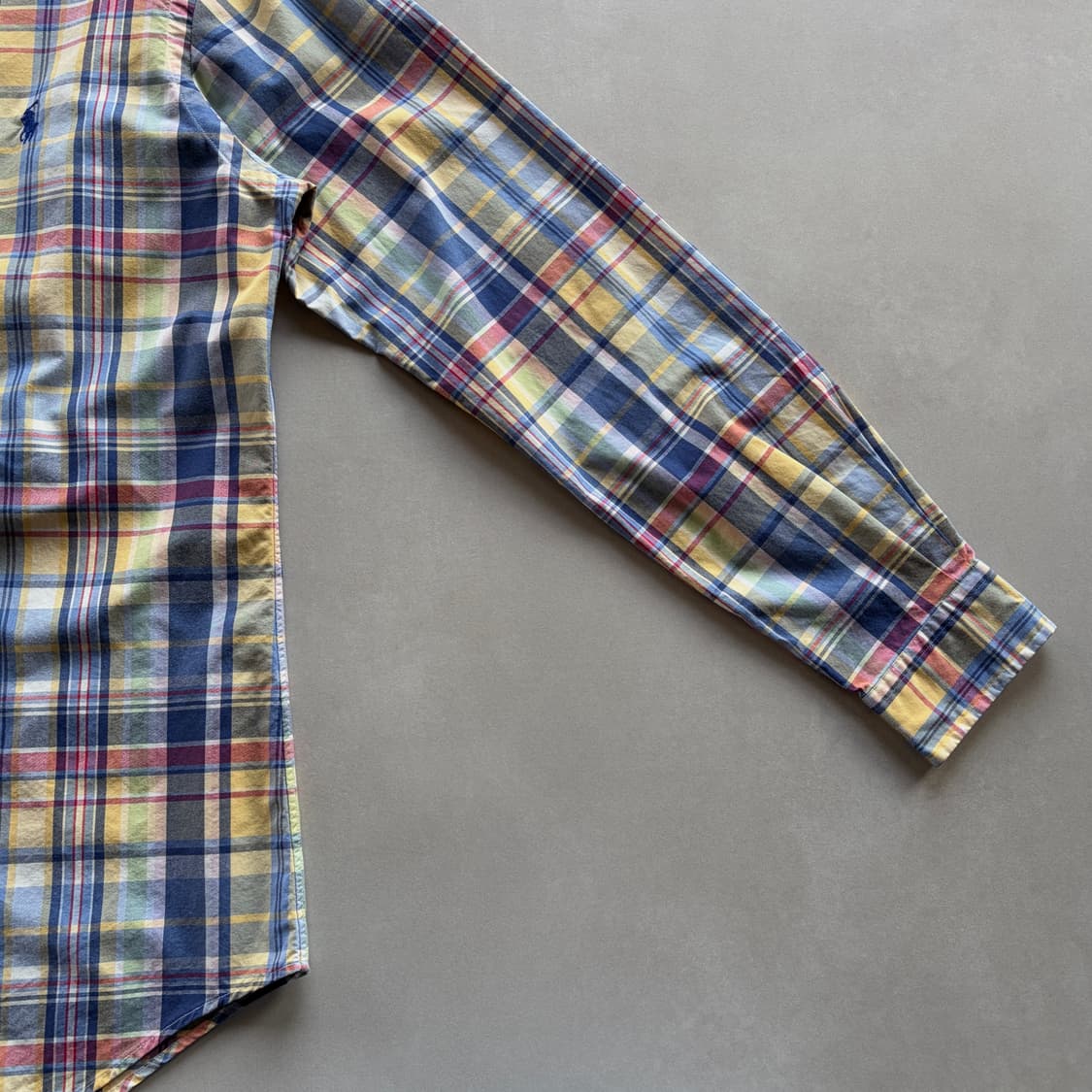 [S]폴로 랄프포렌 커스텀핏 플레이드 체크 셔츠 상품이미지5