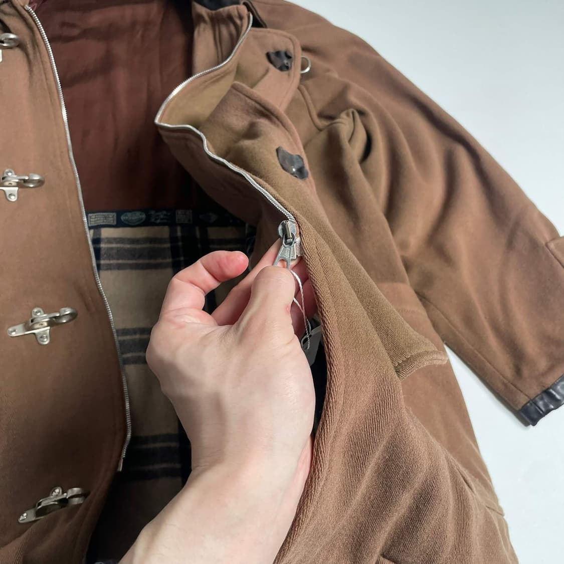80's queen ticket 울블렌드 파이어맨 코트 상품이미지7