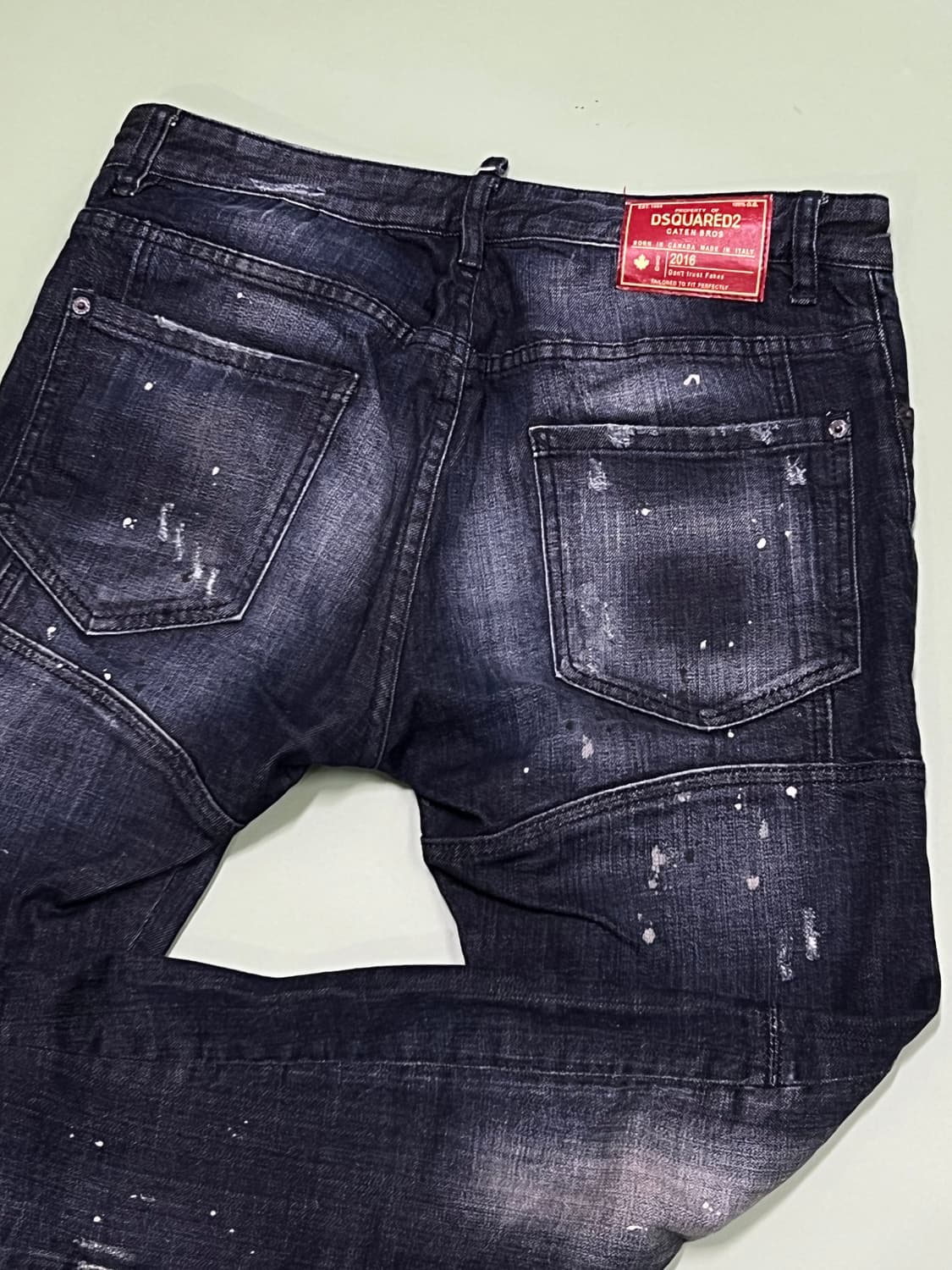 (48) 디스퀘어드2 다크블루 바이커진 상품이미지5