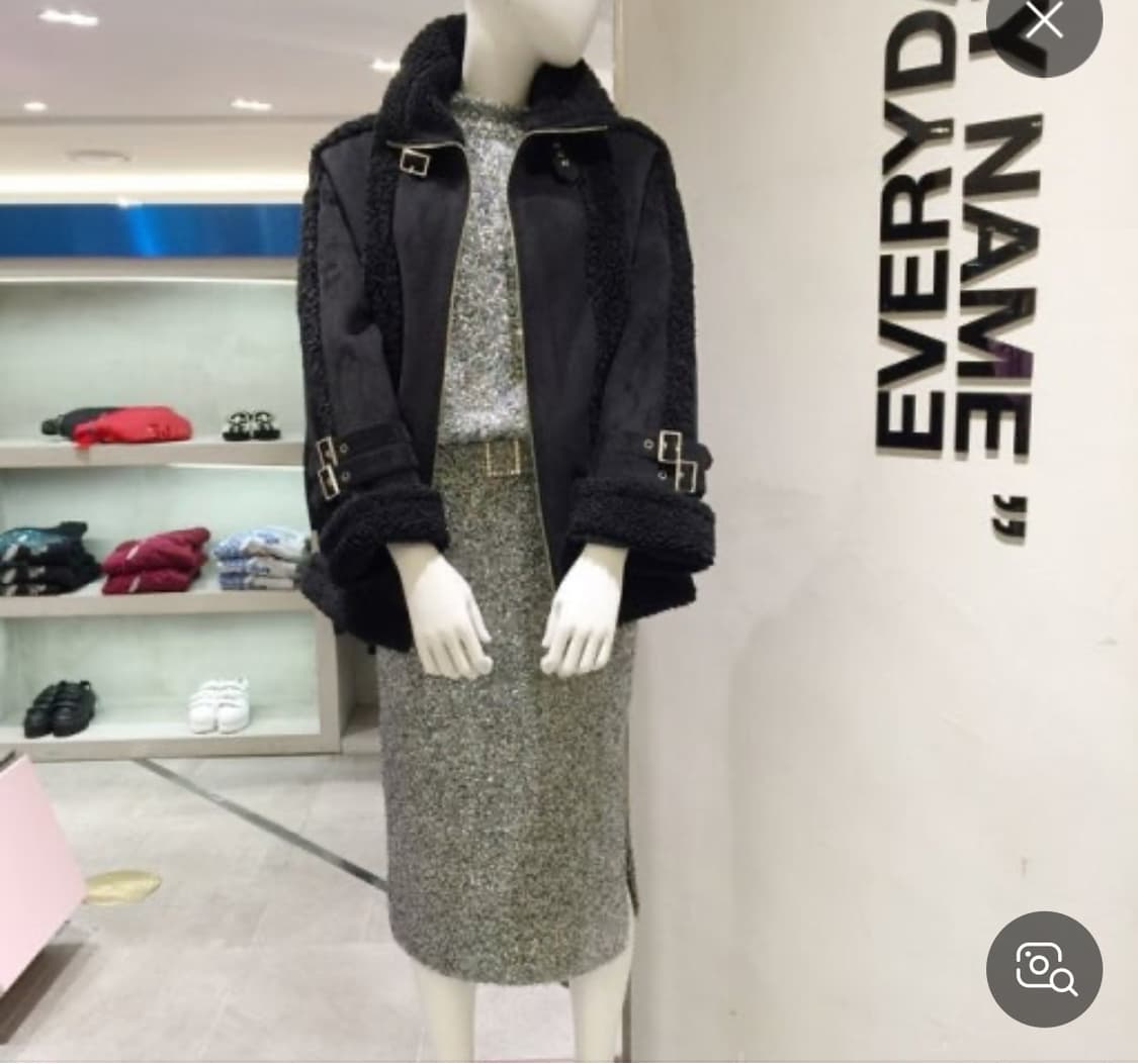 sjyp 블랙 무스탕자켓 상품이미지2