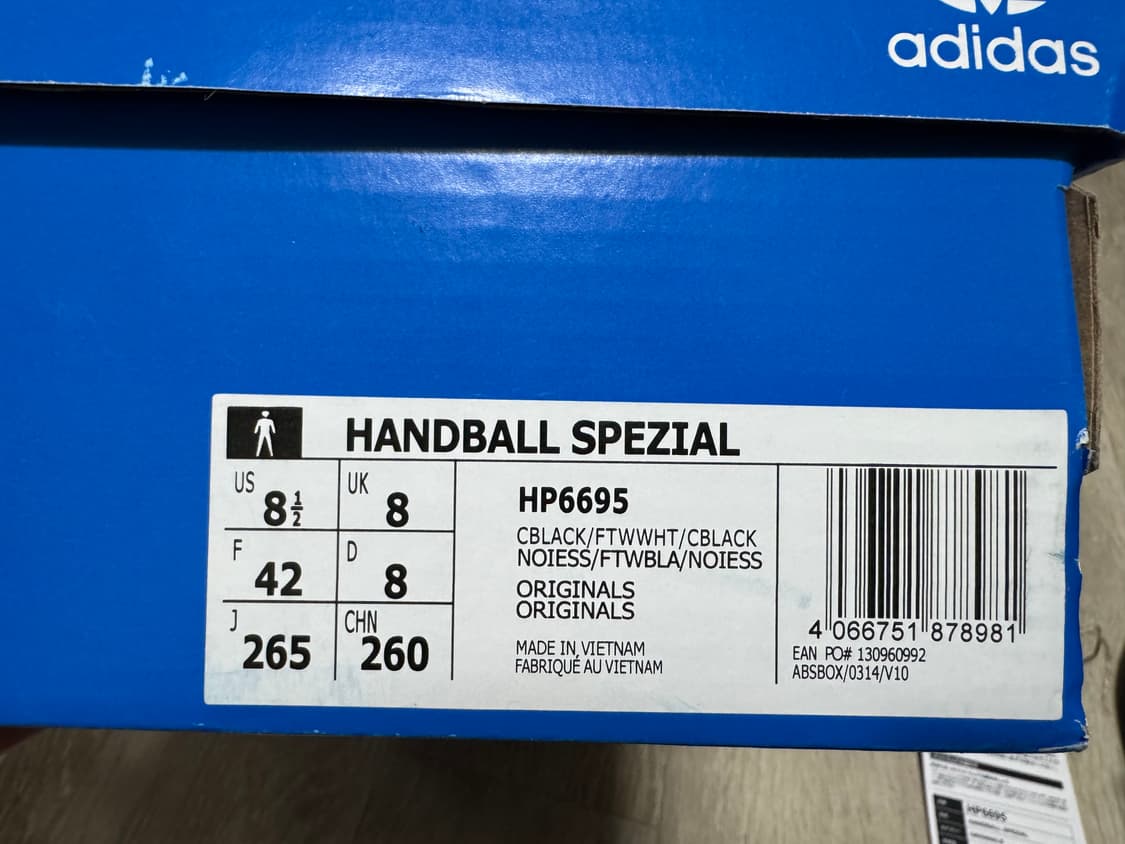 아디다스 스페지알 핸드볼 코어 블랙 클라우드 화이트 265 상품이미지5