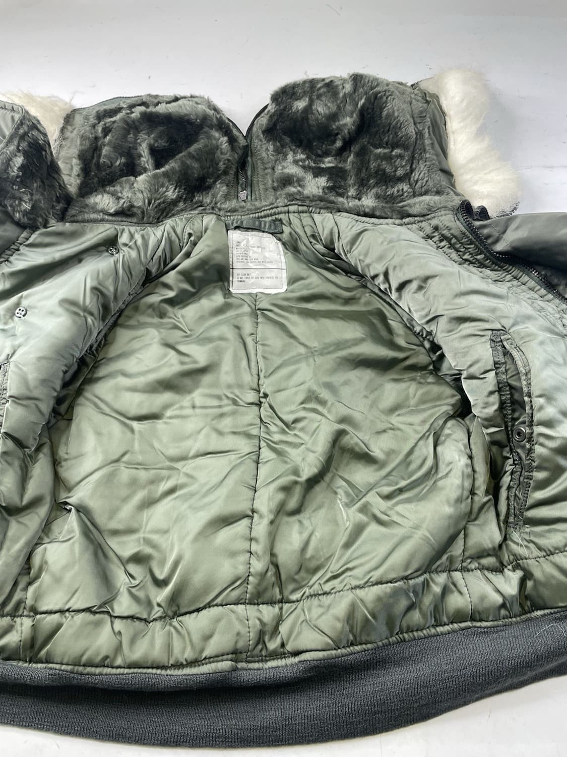 80s 알파 인더스트리 N-2B 헤비 플라잉 자켓 상품이미지4